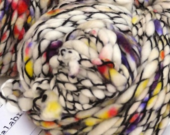 Malabrigo Caracol Merinowool yarn, thick-thin, kettle-dyed, 150g super chunky wool, knitting yarn, crochet wool (Salpicado)