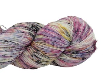 199 EUR/kg Malabrigo Ultimate Sock, filato per calze tinto a mano con lana merino, 100 g 385 m, filato tinto a mano per lavorare a maglia calze, n. 736 Gloria