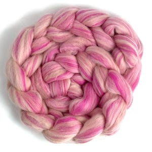 59 EUR/kg Merino Shetland combed yarn + organic nylon, 100g spinning fibers, felting wool, spinning wool, wool for spinning, felting, weaving