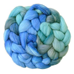 155 EUR/kg | 100g hand-dyed combed top, spinning fibers, spinning fodder, wool for spinning, felting, weaving, fairytale wool