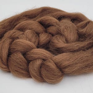 80 EUR/kg roving Alpaca wool for spinning, felting, spinning fibers felt wool superfine Alpaca from Peru, 25 mic., 50g, #03 reddish brown