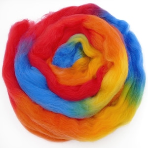 90 EUR/kg combed top, 50g spinning fibers, felting wool, fairytale wool, wool for spinning, felting, weaving, spinning ribbon, Schoppel 1702 Little Fox