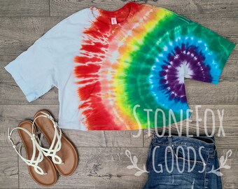 Small - Ready to Ship - Tie Dye Crop