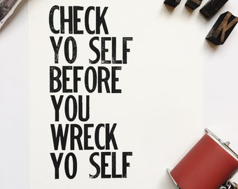 check yo self etsy