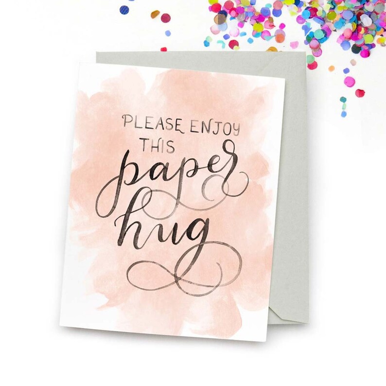 Hug Card - Paper Hug Bear Hugs Card By The Hummingbird Card Company ...