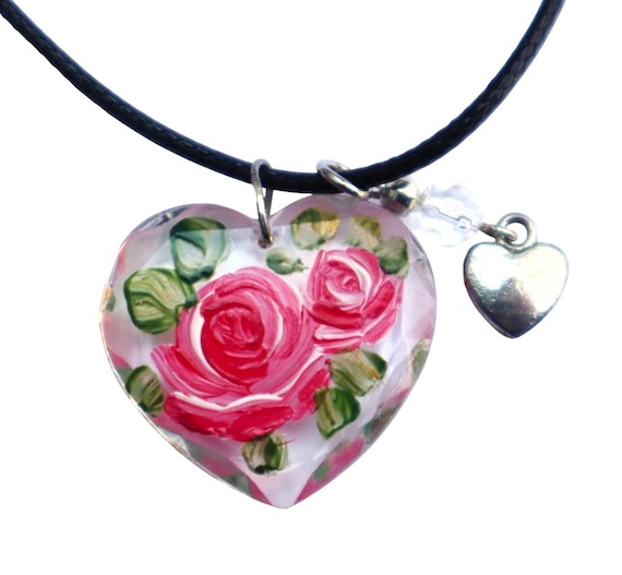 Collana girocollo in argento sterling con perline di vetro blu e rosa, delicata collana con perline a catena con taglio diamante, gioiello da sposa, regalo per moglie, migliore amica - Italia