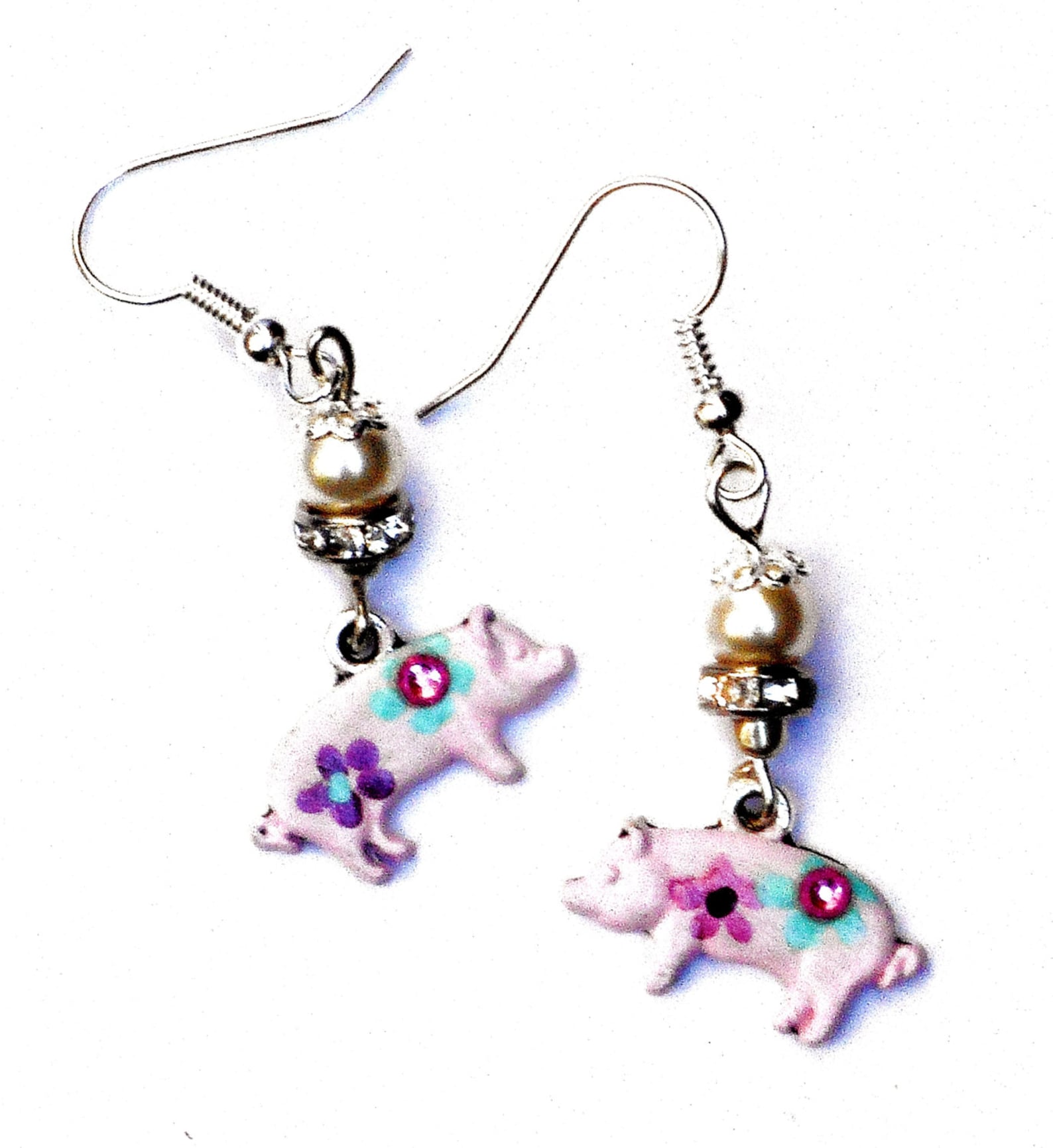 Cute Pig Dangle Earrings For Women & Girls – Hypoallergenic Acrylic Animal Earrings, Perfect Gift For Birthdays & Parties - View #9