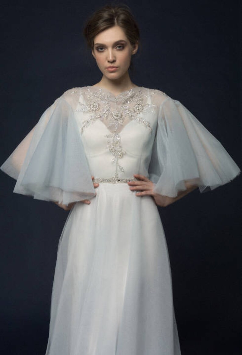 Blue wedding dress/ Sinina image 9