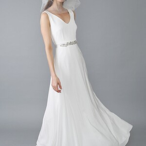 Simple wedding dress/ Ritika