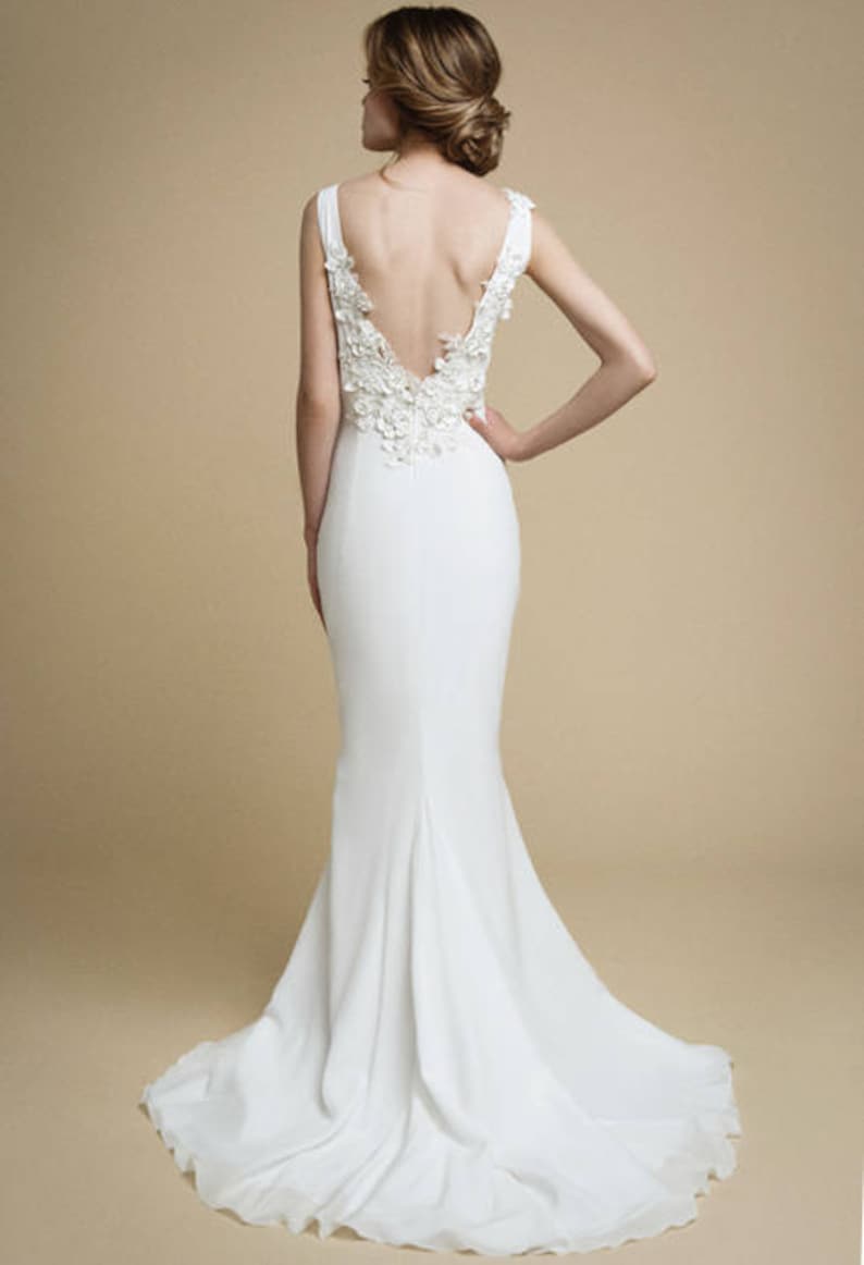 Tight wedding dress Etsy