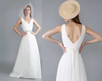 Simple wedding dress/ Ritika