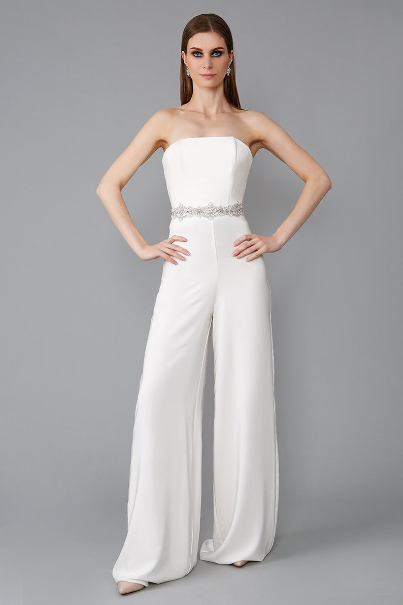 Bridal Pantsuit - Etsy