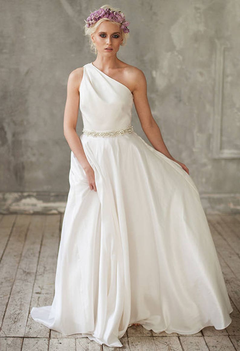 Greek wedding dress, ball, Antique style, bohemian bridal gown /Filomena image 2