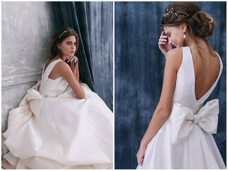 Irizi Taffeta Wedding Dress Quinceanera Wedding Dress Etsy