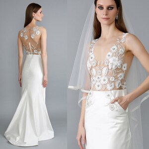 Florales Brautkleid / Chezaria