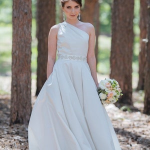 Greek wedding dress, ball, Antique style, bohemian bridal gown /Filomena image 7