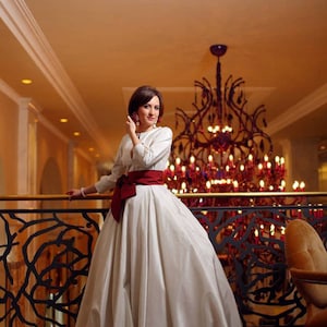 Long sleeve wedding dress/ Ekdera