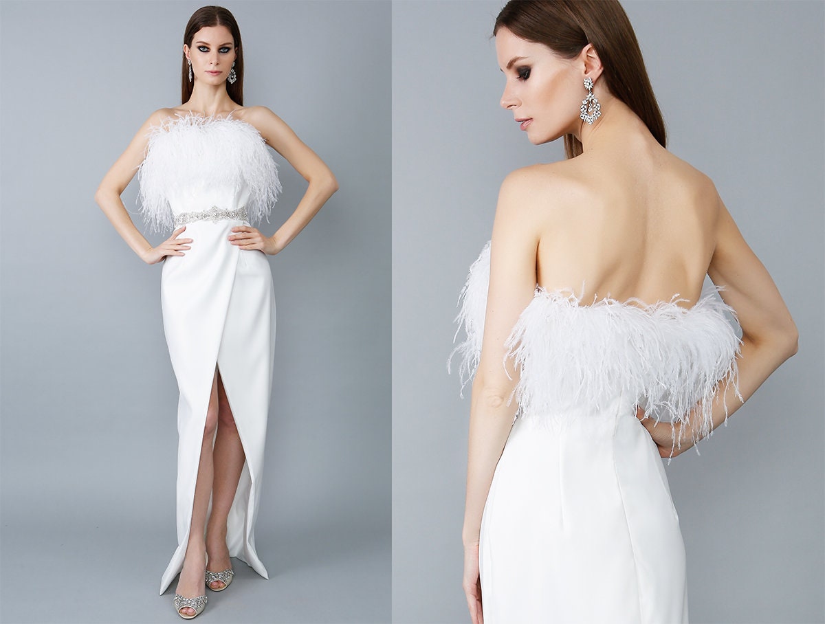 hot selling Off Wedding the Dresses shoulder Badgley wedding dress/ Mischka  Riana New 1 