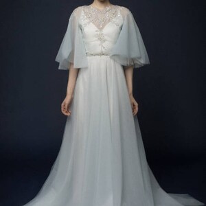 Blue wedding dress/ Sinina image 5