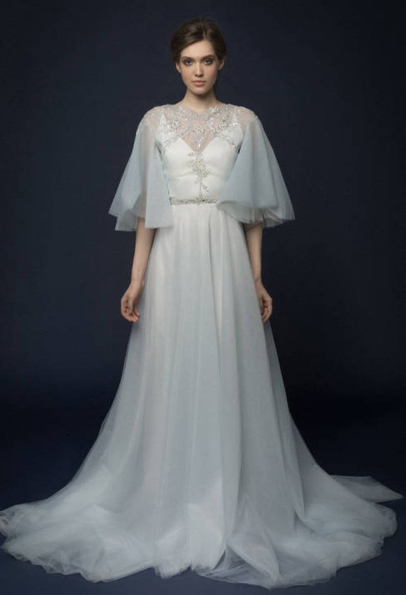 Blue wedding dress/ Sinina image 5