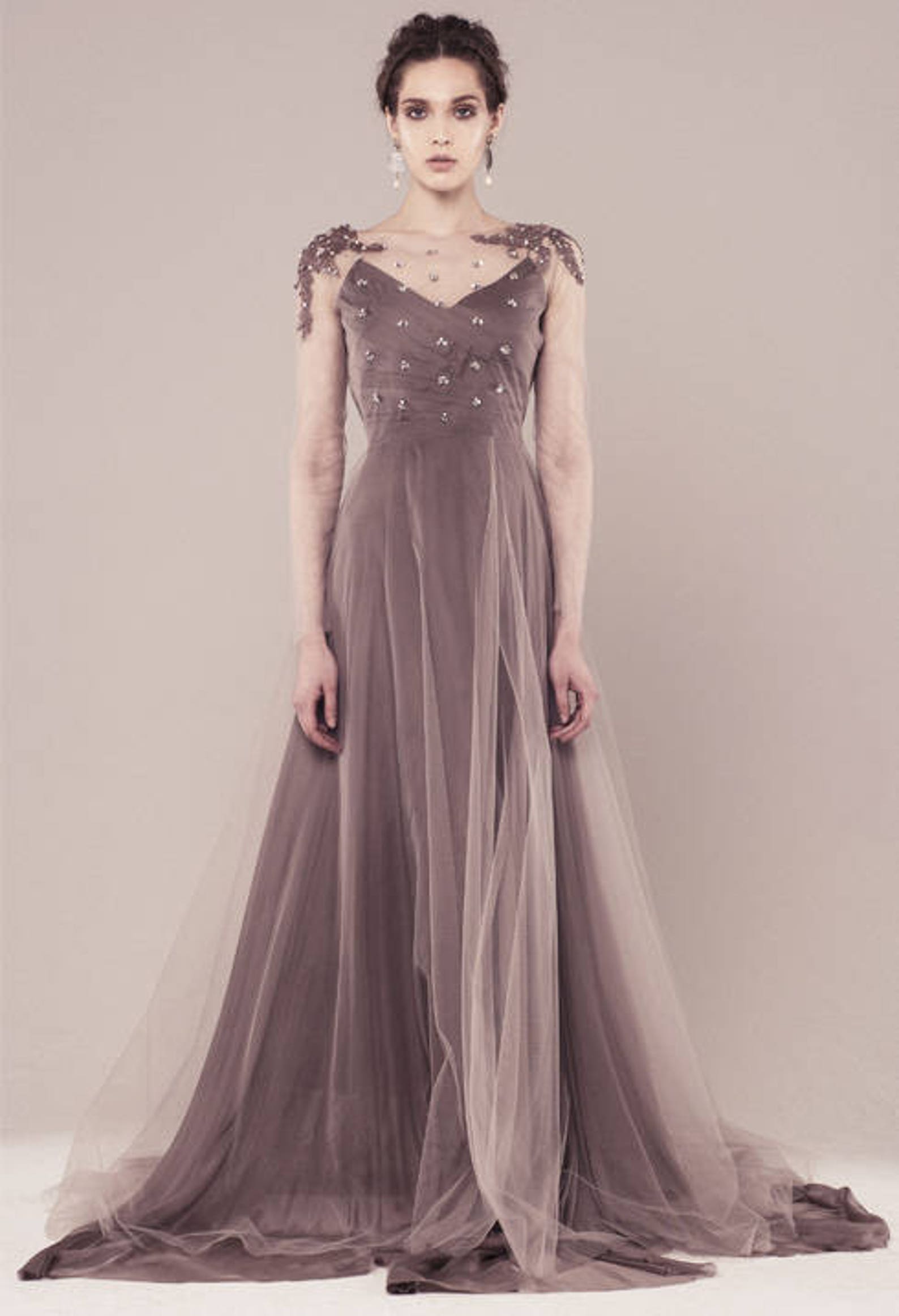 Braun Dress Exclusive Gown Long Sleeve Wedding Dress or Etsy