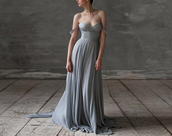 Grey wedding dress / Eribiya