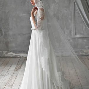 Grey wedding dress / Eribiya image 7