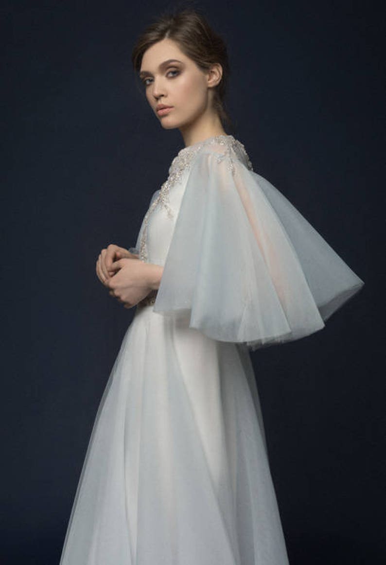 Blue wedding dress/ Sinina image 8
