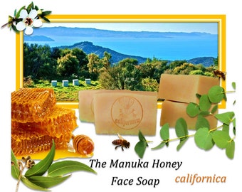 El jabón facial de miel de Manuka