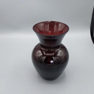 Vintage plum purple vase