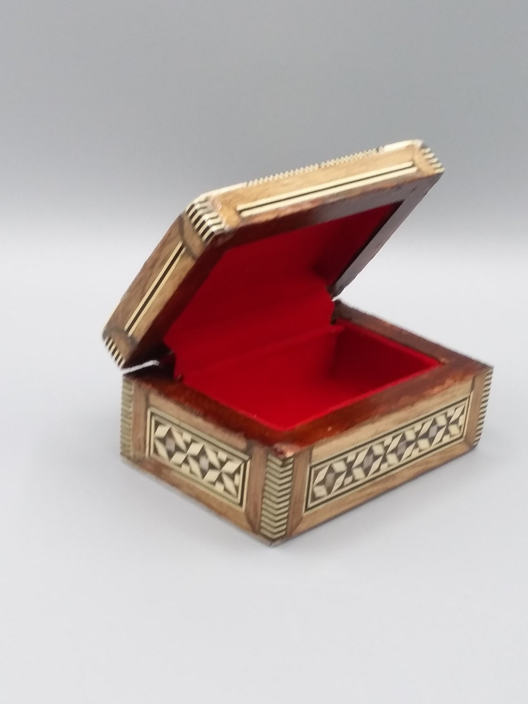 Small Inlayed Box Small Hinged Abalone Inlay Box - Etsy