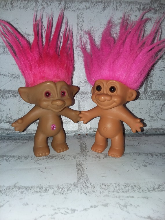 pink haired troll