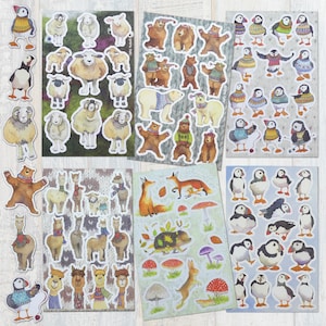 Ensembles d'autocollants - Motifs assortis