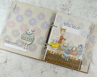 Knitting & Crochet Organiser Folder by Emma Ball – Project Planner, Pattern Notes, Yarn Tracker