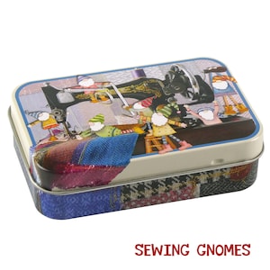 Petites boîtes à charnière Sewing Gnomes