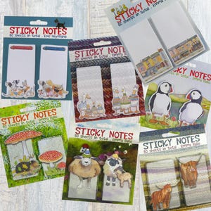 Sticky Notes Set | Cute Memo Pads for Lists, Reminders & Everyday Notes Emma Ball Various Designs