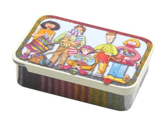 Emma Ball Knitting/woolly Pocket Tin – Small Storage Tin for Crafting, Sewing & Travel Essentials