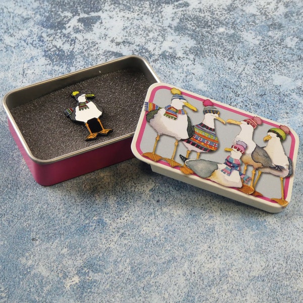 Pin in a tin - Seagull Pin