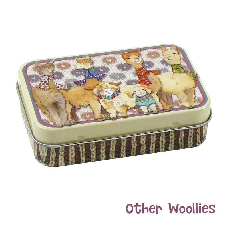 Small Hinged Tins Other Woollies