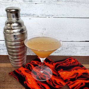 Cocktail Napkins & Towel Set - Flames