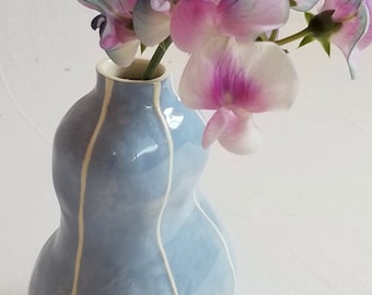 陶器の花瓶。カラフルな室内装飾。小さな贈り物 - Etsy 日本