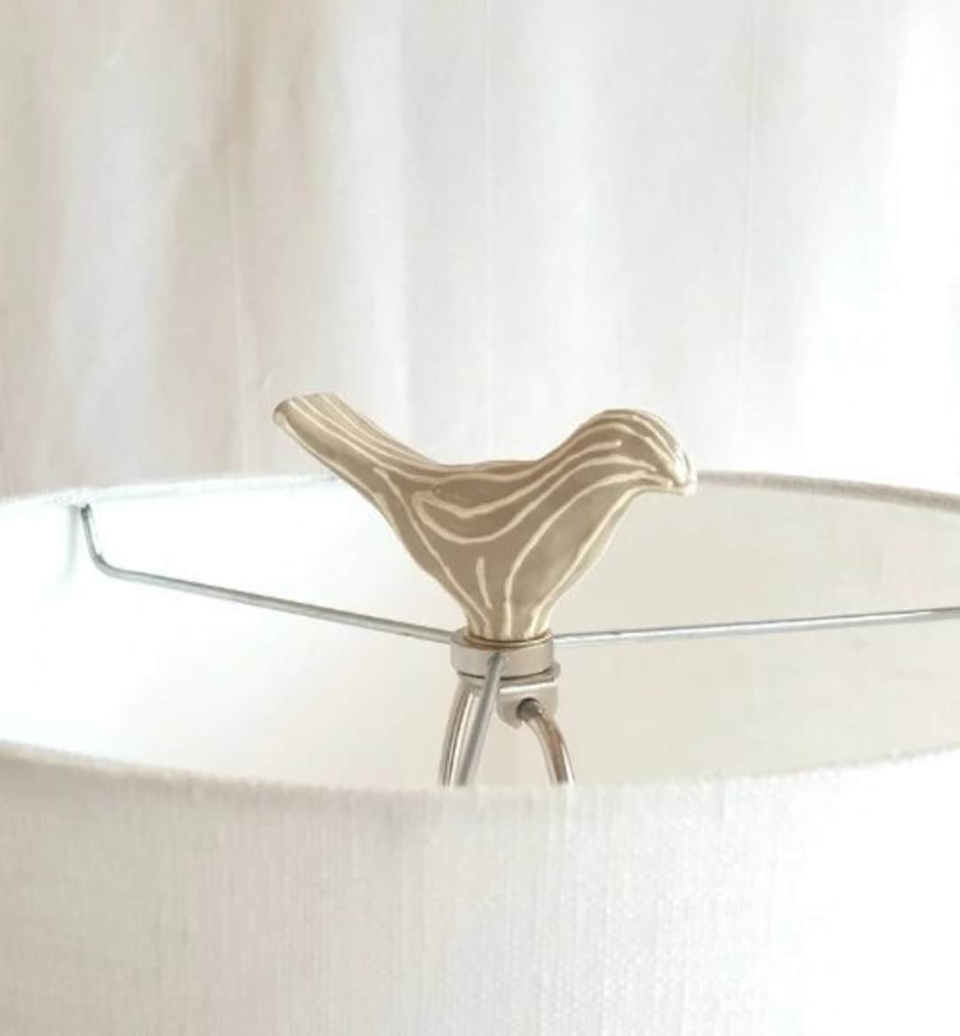 Bird Lamp Finial. Unique Home Lighting Decor Etsy