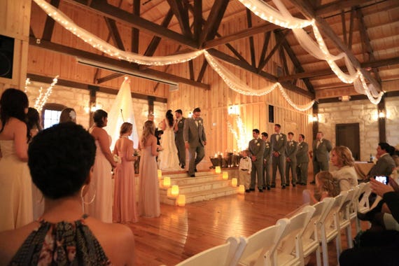 34ft Lighted Tulle Garland 34 Feet Long With Lights Wedding Etsy