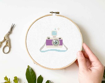 Mini Camera Cross Stitch