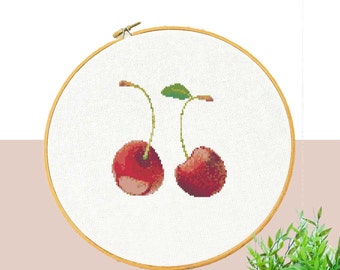 Cherries Cross Stitch