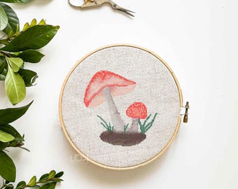 Mushrooms Stitch Pattern