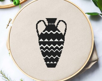 Vase Cross Stitch Pattern