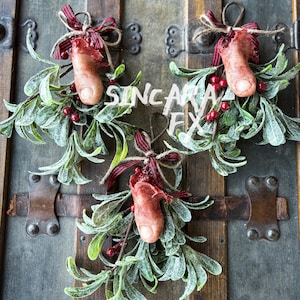 Macabre MistleTOE | Sincara FX | Halloween Cosplay Creepy Christmas Scary Costume Dark Art Gore Fake Blood Body Parts Silicone