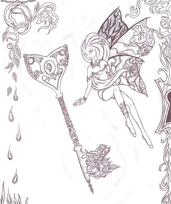 Items similar to Key Fairy on Etsy