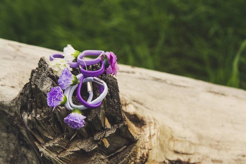 Ethereal Floral Ponytail Holders